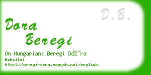 dora beregi business card